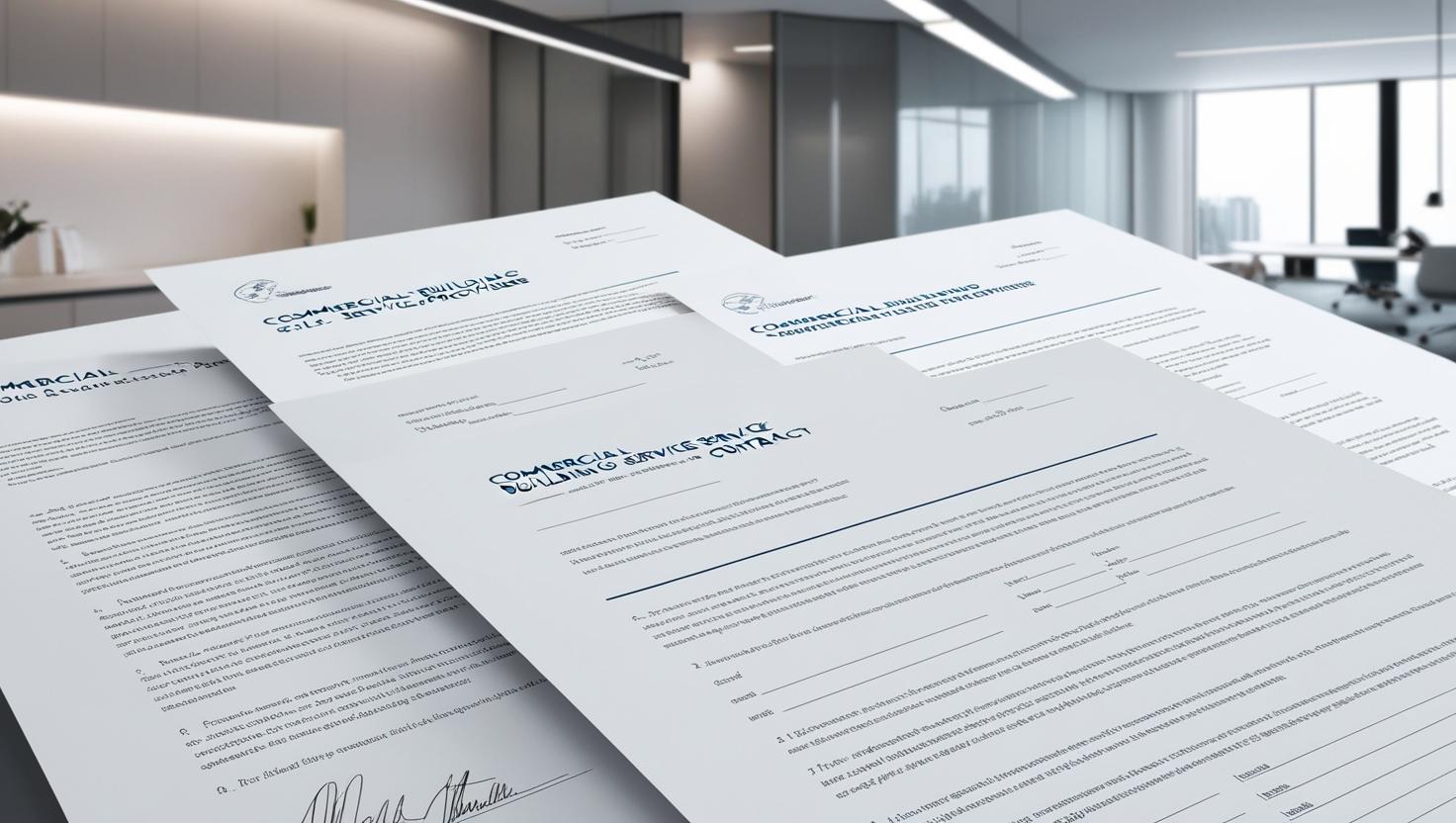 Commerical service providers contracts