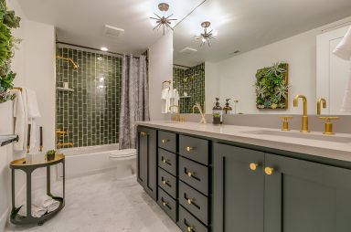 a renovated kitchen